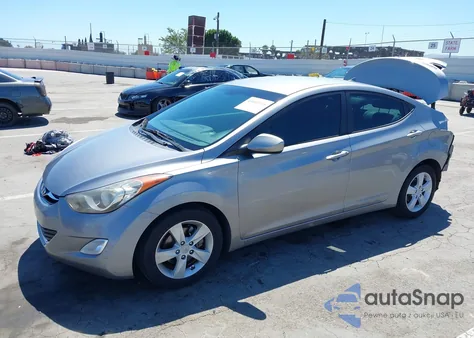 2012 Hyundai Elantra Gls (Ulsan Plant) from USA, damaged, VIN KMHDH4AE2CU402512